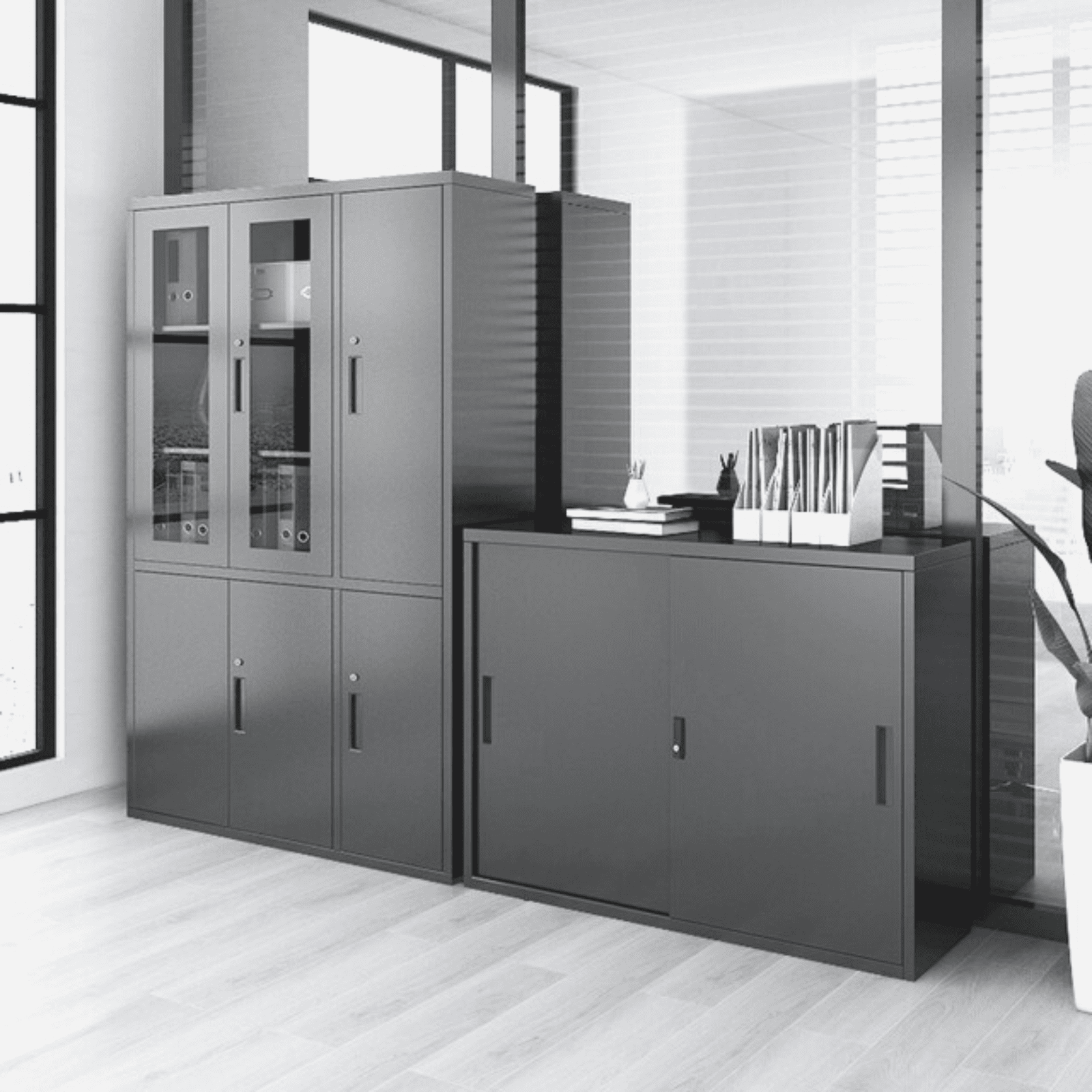 Modern Office Storage Cabinets Modern Office Storage | Contemporary