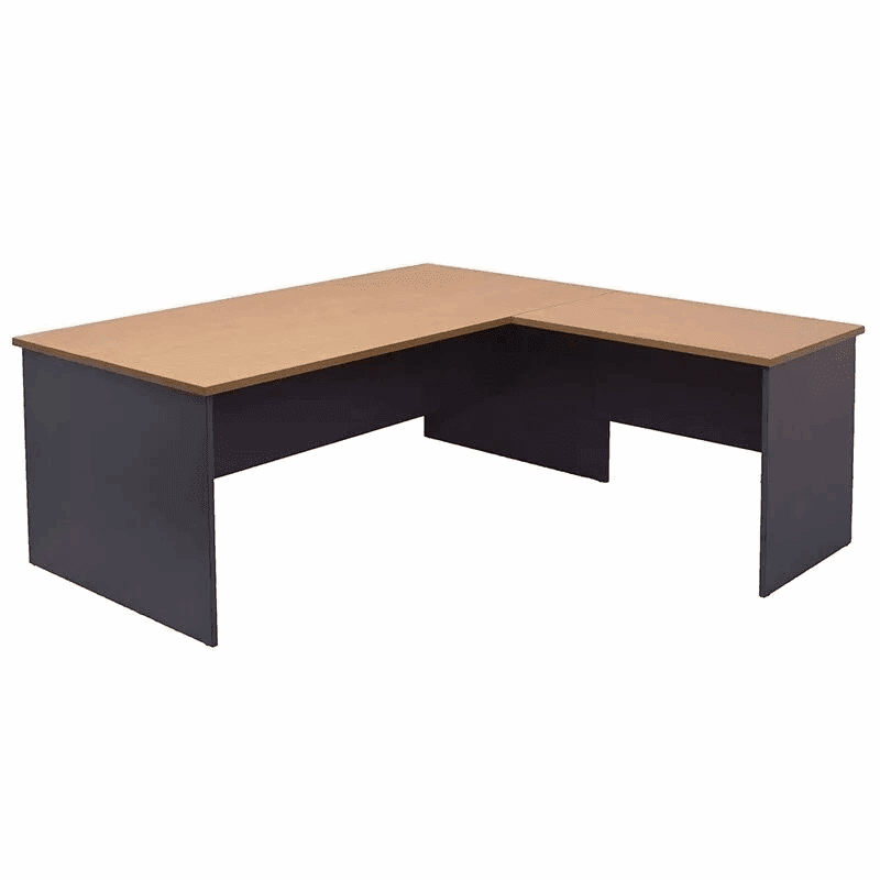 Rose Bench Desk with Return