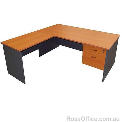 Rose Bench Desk with Return